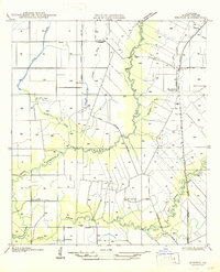 Download a high-resolution, GPS-compatible USGS topo map for Branch, LA (1947 edition)