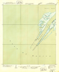 preview thumbnail of historical topo map of Plaquemines County, LA in 1949