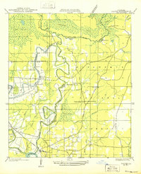 Download a high-resolution, GPS-compatible USGS topo map for Calvin SW, LA (1949 edition)