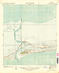 Download a high-resolution, GPS-compatible USGS topo map for Cameron, LA (1935 edition)