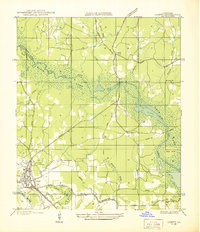 1937 Map of Campti NE