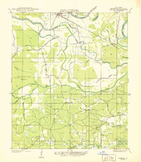 Download a high-resolution, GPS-compatible USGS topo map for Campti SW, LA (1937 edition)