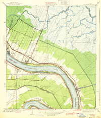 1939 Map of Chalmette