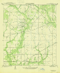 preview thumbnail of historical topo map of Vernon County, LA in 1947