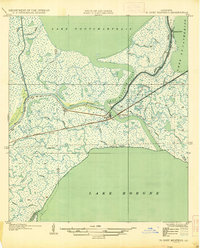 Download a high-resolution, GPS-compatible USGS topo map for Chef Menteur, LA (1937 edition)