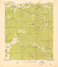 preview thumbnail of historical topo map of Rapides County, LA in 1937