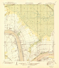 Download a high-resolution, GPS-compatible USGS topo map for Convent, LA (1946 edition)