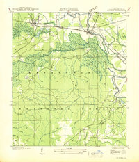 preview thumbnail of historical topo map of Natchitoches County, LA in 1937