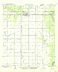 1947 Map of Evangeline County, LA