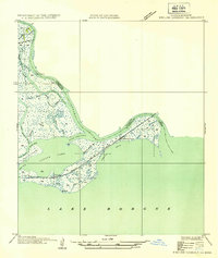 preview thumbnail of historical topo map of St. Tammany County, LA in 1935