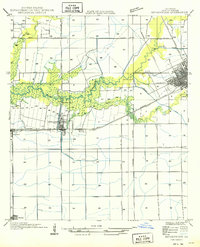1949 Map of Crowley, LA