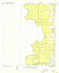 Download a high-resolution, GPS-compatible USGS topo map for Evans, LA (1949 edition)