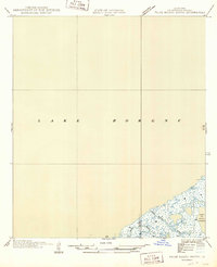 preview thumbnail of historical topo map of St. Bernard County, LA in 1949