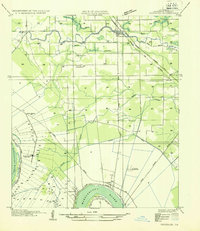Download a high-resolution, GPS-compatible USGS topo map for Gonzales, LA (1935 edition)