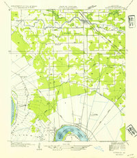 Download a high-resolution, GPS-compatible USGS topo map for Gonzales, LA (1954 edition)