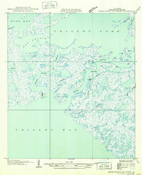 preview thumbnail of historical topo map of Terrebonne County, LA in 1949