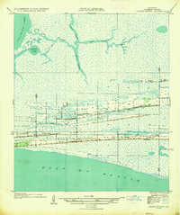 Download a high-resolution, GPS-compatible USGS topo map for Grand Bayou, LA (1935 edition)