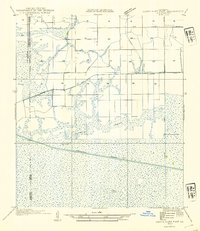 Download a high-resolution, GPS-compatible USGS topo map for Grand Lake East NE, LA (1954 edition)