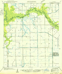 Download a high-resolution, GPS-compatible USGS topo map for Gueydan, LA (1949 edition)