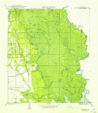 Download a high-resolution, GPS-compatible USGS topo map for Haaswood, LA (1954 edition)
