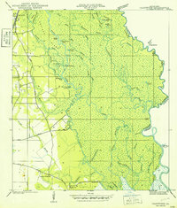 Download a high-resolution, GPS-compatible USGS topo map for Haaswood, LA (1950 edition)