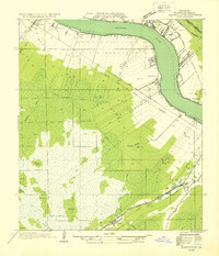 1932 Map of Hahnville NW