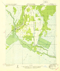 1932 Map of Hahnville SW