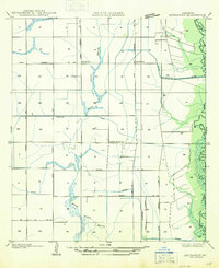 preview thumbnail of historical topo map of Jefferson Davis County, LA in 1947