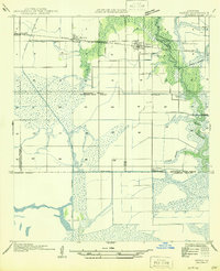 1946 Map of Hayes, LA