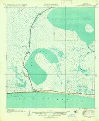 Download a high-resolution, GPS-compatible USGS topo map for Holly Beach, LA (1935 edition)