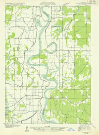 1932 Map of Hosston NE