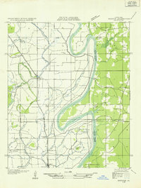 1932 Map of Hosston SE