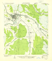 1932 Map of Houma SW