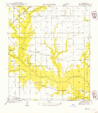 Download a high-resolution, GPS-compatible USGS topo map for Ikes, LA (1954 edition)