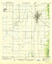 Download a high-resolution, GPS-compatible USGS topo map for Jennings, LA (1946 edition)
