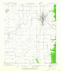 Download a high-resolution, GPS-compatible USGS topo map for Jennings, LA (1964 edition)