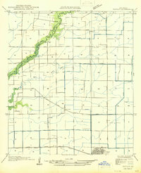 1946 Map of Kaplan, LA