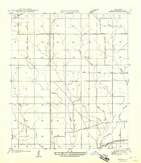preview thumbnail of historical topo map of Beauregard County, LA in 1949