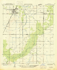 Download a high-resolution, GPS-compatible USGS topo map for Kinder, LA (1947 edition)