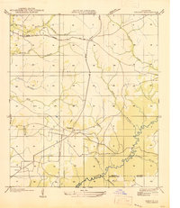 preview thumbnail of historical topo map of Vernon County, LA in 1947