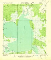 preview thumbnail of historical topo map of St. John the Baptist County, LA in 1932