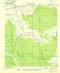 1932 Map of Lac Des Allemands NW
