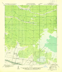 preview thumbnail of historical topo map of Lafourche County, LA in 1932