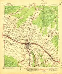 preview thumbnail of historical topo map of Lafourche County, LA in 1940