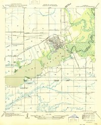 1946 Map of Jefferson Davis County, LA