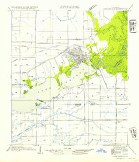 1954 Map of Lake Arthur, LA