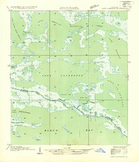 preview thumbnail of historical topo map of St. Bernard County, LA in 1935