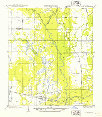 preview thumbnail of historical topo map of Allen County, LA in 1954