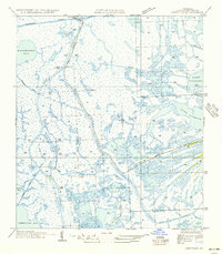 preview thumbnail of historical topo map of Lafourche County, LA in 1956