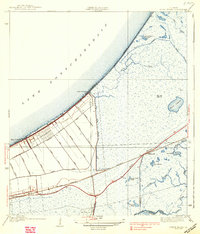preview thumbnail of historical topo map of Orleans County, LA in 1938